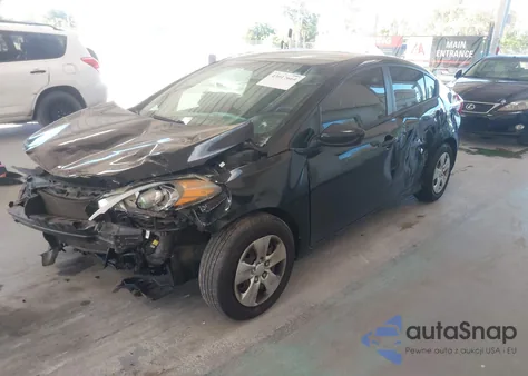 2014 Kia Forte Lx из США, поврежденный, VIN KNAFK4A65E5197351